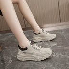 Damen modische Chunky Sneakers mit gepolsterter Sohle und stoßdämpfendem Design R&B