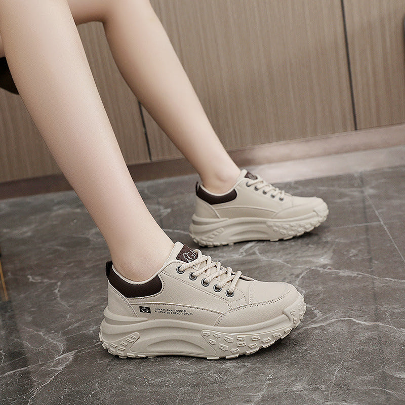 Damen modische Chunky Sneakers mit gepolsterter Sohle und stoßdämpfendem Design R&B