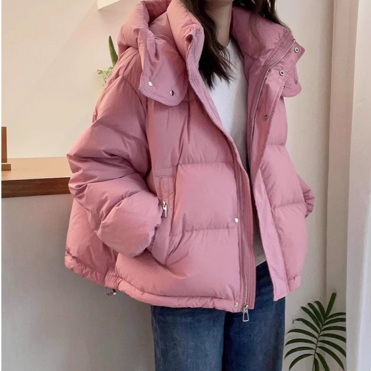 Damen Winterjacke mit voluminösem Schnitt R&B