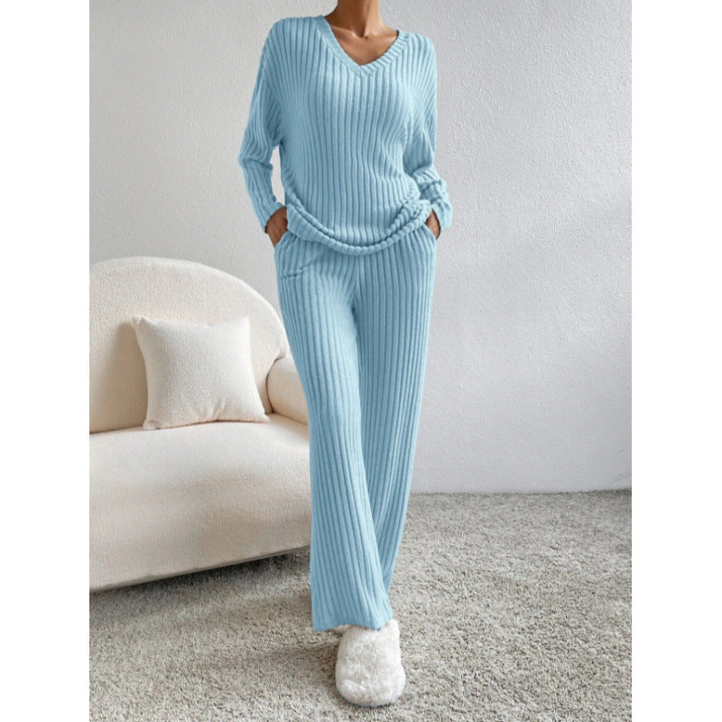 Damen bequemer Strickanzug R&B