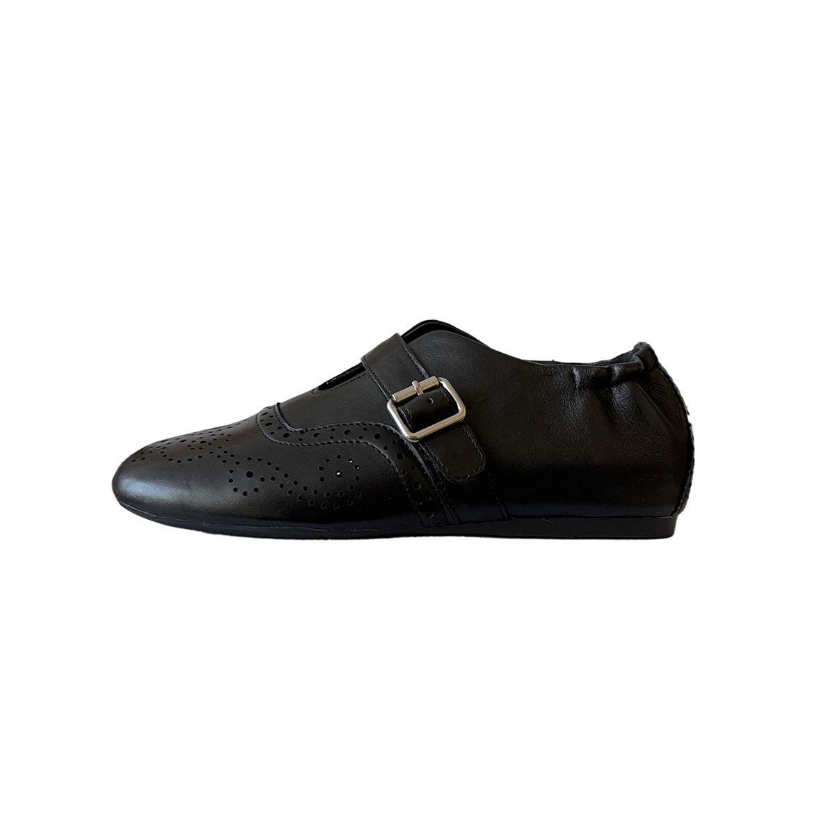 Damen Elegante Mokassins mit modischem Riemen und atmungsaktiver Innensohle R&B