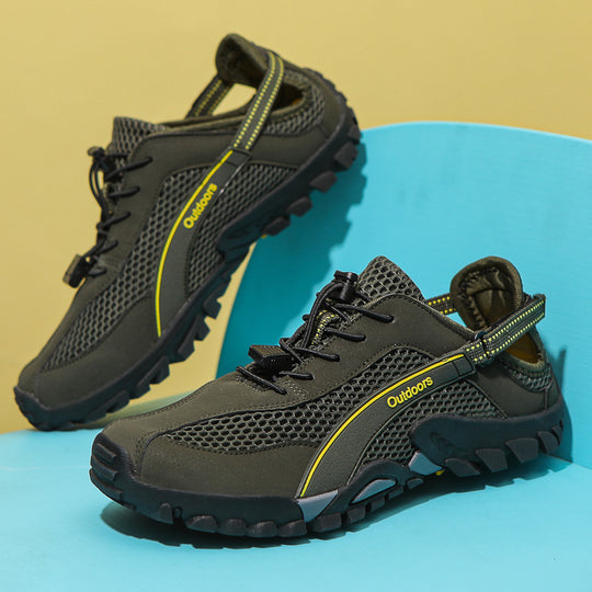 Damen Multifunktionale Outdoor-Schuhe mit atmungsaktiver Netzstruktur und rutschfester Sohle R&B