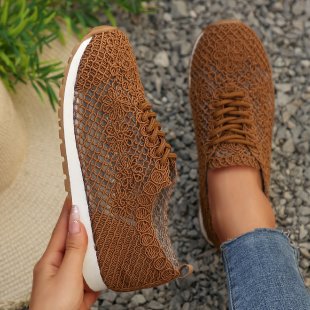 Damen atmungsaktive und flexible Netz-Sneaker R&B