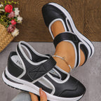 Damen Sportliche Komfortsandalen mit verstellbaren Klettverschlüssen und atmungsaktiver Sohle R&B