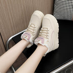 Damen Hohe Winter Sneakers mit elastischem Futter und rutschfester Sohle R&B