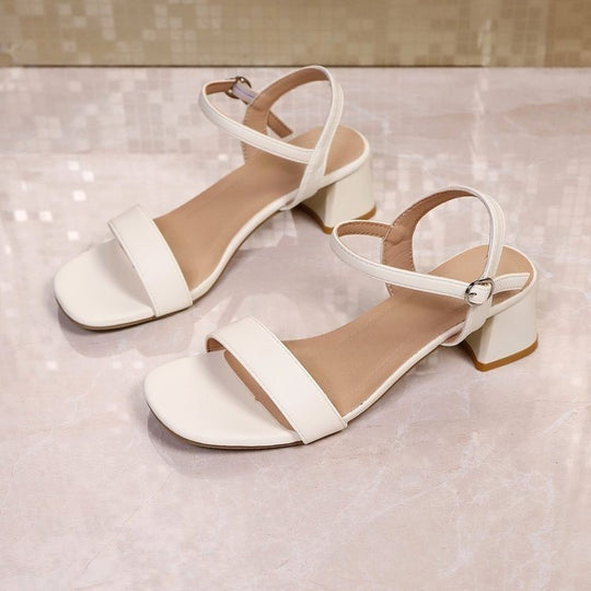 Damen elegante Slingbacks mit modischem Blockabsatz R&B