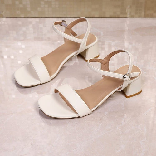 Damen elegante Slingbacks mit modischem Blockabsatz R&B