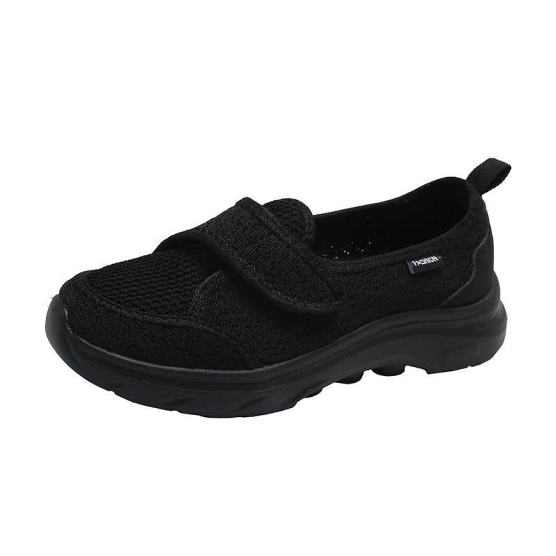 Damen Komfortable Slip-On Sneakers mit verstellbarem Klettverschluss R&B