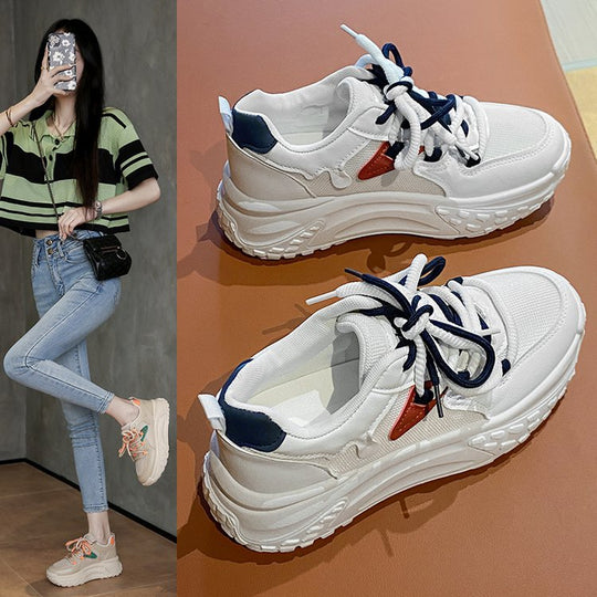 Damen Sportliche Sneakers mit atmungsaktiver Netzstruktur und flexibler Sohle R&B