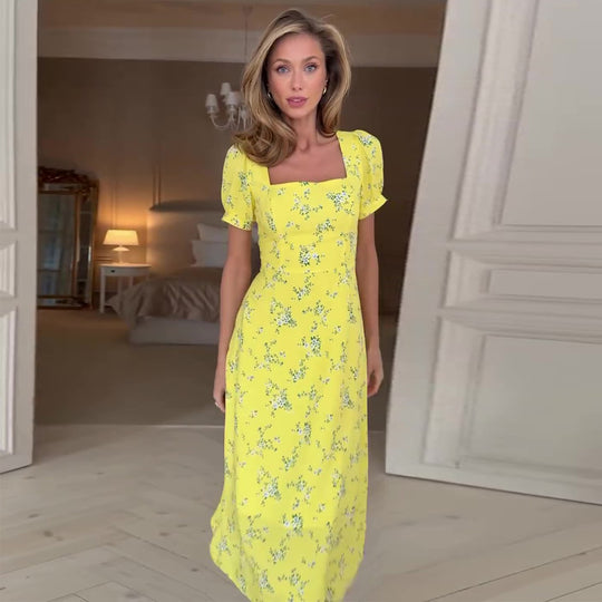 Damen Sommerkleid mit floralen Mustern R&B