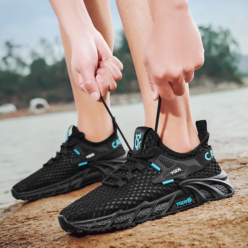 Damen Atmungsaktive Mesh-Sneaker mit dämpfender Sohle und hohem Tragekomfort
