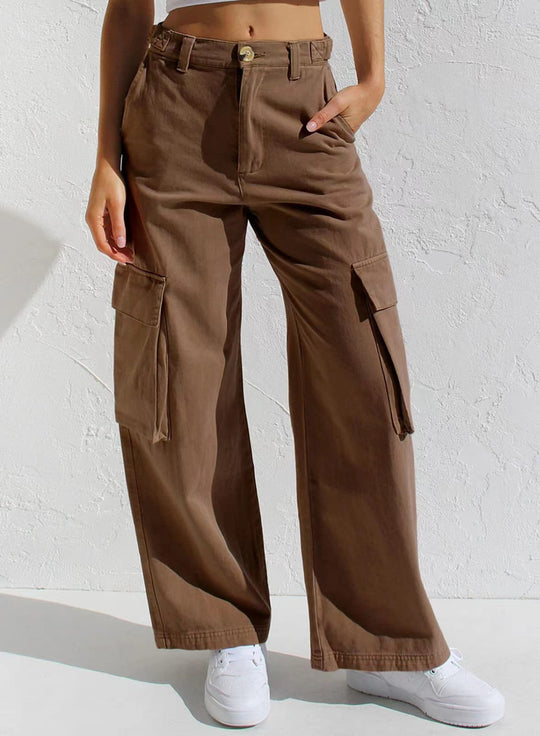 Damen Utility-Hose im Cargo-Stil R&B