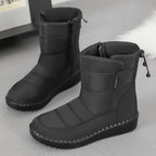 Damen Modische Winterstiefel mit isolierender Innensohle und rutschfester Sohle R&B
