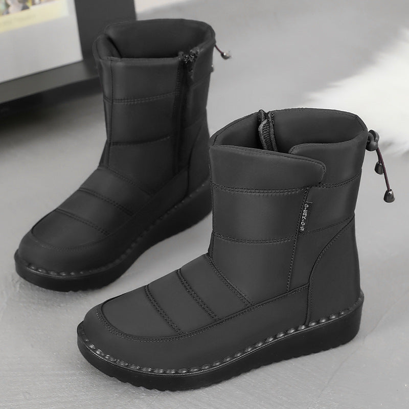 Damen Modische Winterstiefel mit isolierender Innensohle und rutschfester Sohle R&B
