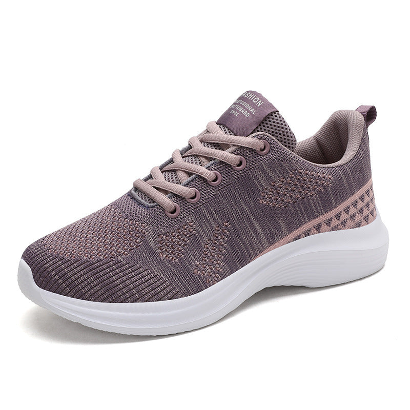 Damen Modische und atmungsaktive Laufschuhe mit flexiblem Obermaterial