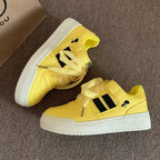 Damen Sneakers mit modischer Oberflächenstruktur und stoßdämpfender Sohle R&B