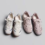Damen sportliche Sneaker mit innovativer Oberflächenstruktur und rutschfester Sohle R&B