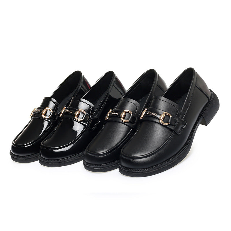 Damen Elegante Loafers mit modischem Kettendetail und bequemer Sohle R&B