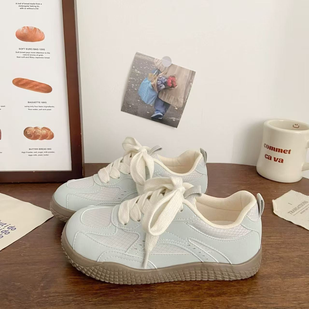 Damen Komfortable Sneakers mit modernem Design und atmungsaktiver Mesh-Oberfläche