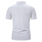 Herren modisches Kurzarm-Polohemd mit strukturiertem Design und hochwertigem Material