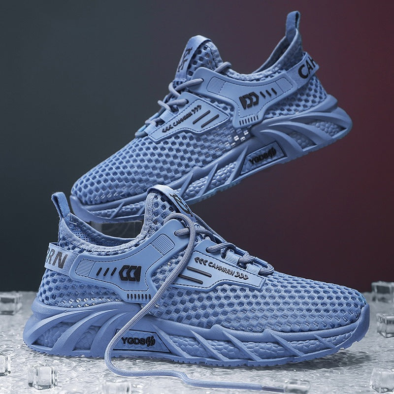 Damen atmungsaktive Sport Sneakers mit innovativer Sohlenstruktur