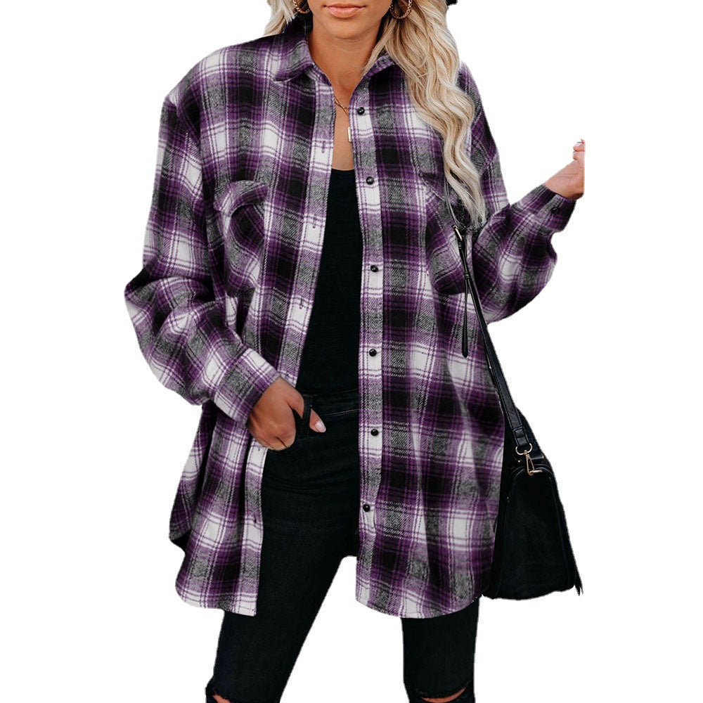 Damen Flanellhemd R&B