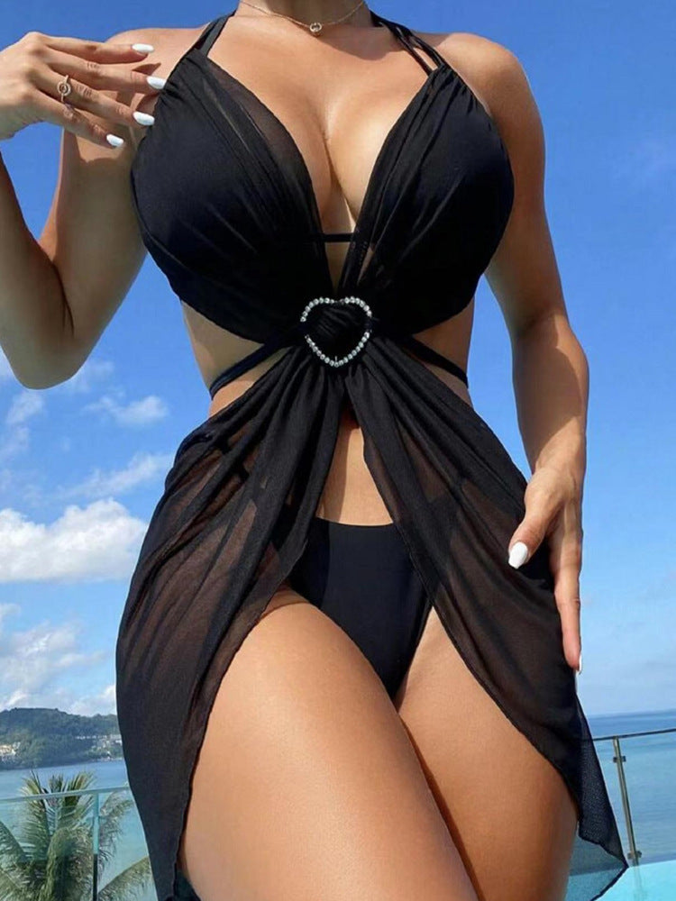 Damen Badeanzug mit eleganter Schnittführung R&B