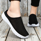 Damen Atmungsaktive Clogs aus Netzmaterial