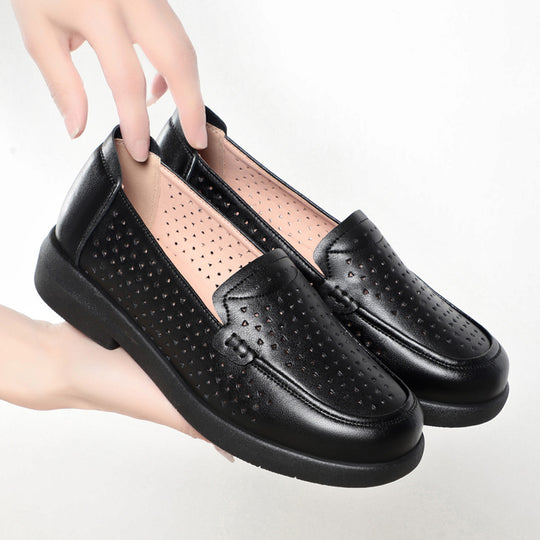 Damen Mokassins mit luftiger Perforation und gemütlichem Fußbett R&B