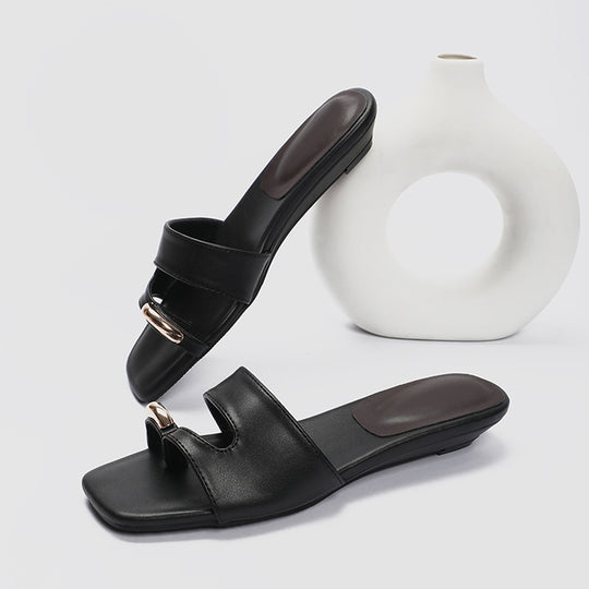 Damen Elegante und komfortable Slides mit modischen Akzenten R&B