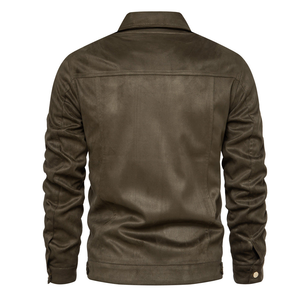 Herren jacke im Vintage-Stil mit praktischen Taschen