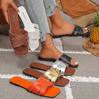 Damen Slipper mit atmungsaktiven Riemen R&B