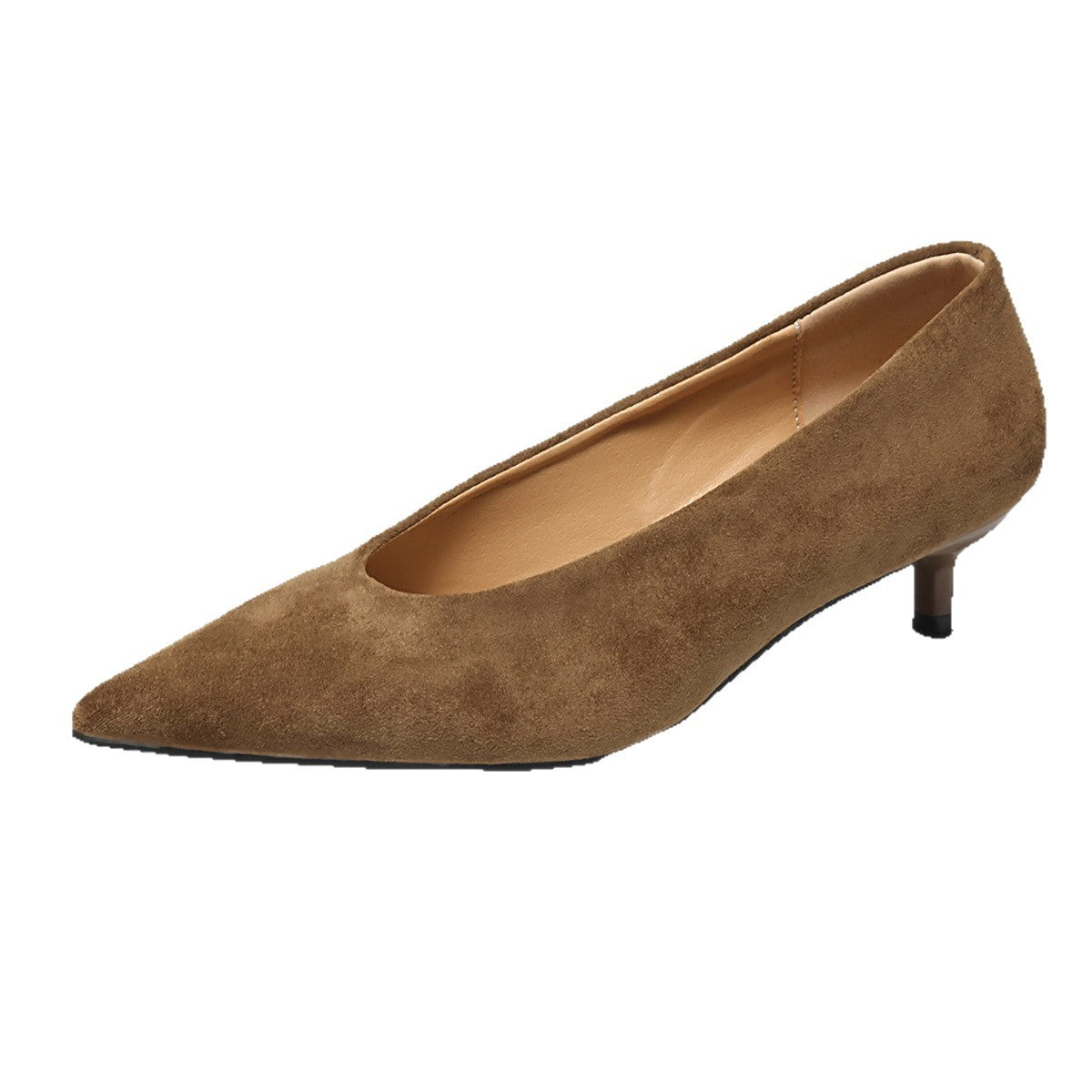 Damen Elegante Pumps aus hochwertigem Veloursleder mit geschmeidiger Form