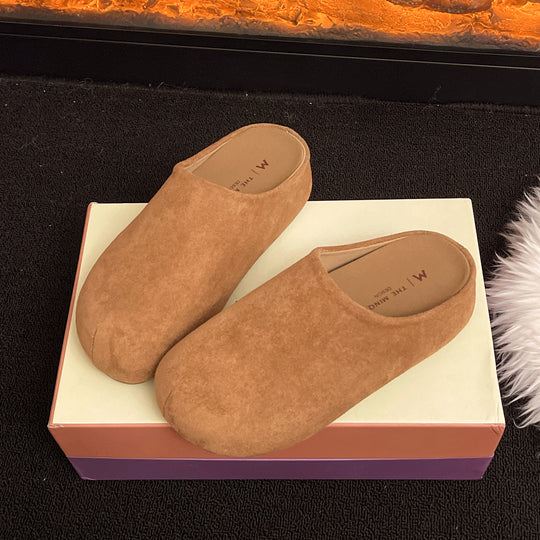 Damen Bequeme Clogs aus weichem Wildleder mit ergonomischem Fußbett R&B