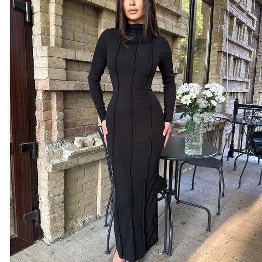 Damen figurbetontes Midikleid R&B