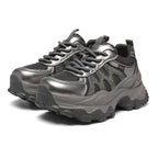 Damen Sportliche Chunky Sneakers mit atmungsaktivem Obermaterial und rutschfester Sohle R&B
