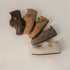 Damen Bequeme Lederschuhe mit modischer Knopfdetail R&B
