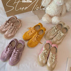 Damen modische Sneakers mit hochwertigem Wildleder und atmungsaktiver Konstruktion R&B