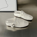 Damen Komfortable Clogs mit modischem Flechtdesign und hochwertigem Fußbett R&B
