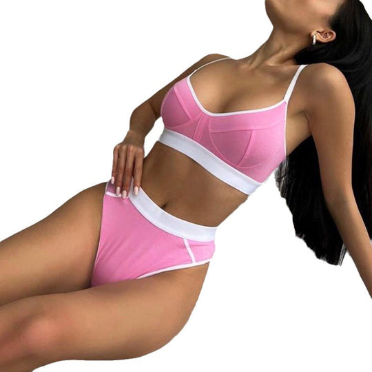 Damen Bikini-Set mit nahtloser Passform und verstellbaren Trägern R&B