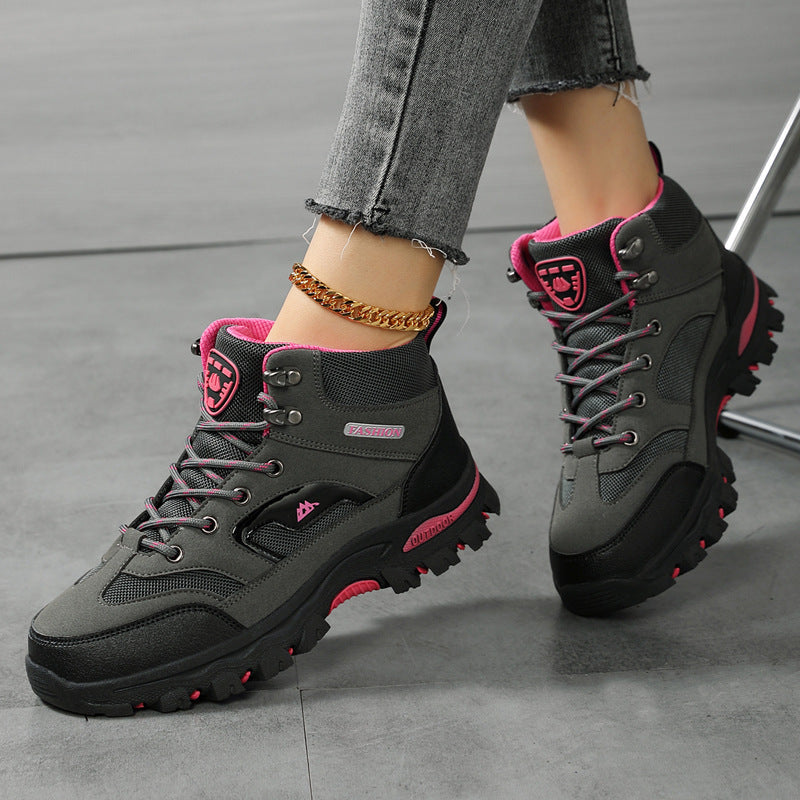 Damen Multifunktionale Wanderstiefel mit rutschfester Profilsohle