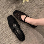Damen Ballerina mit elegantem Riemchen