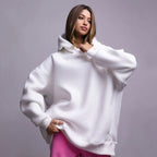 Damen bequemer Oversized Hoodie R&B
