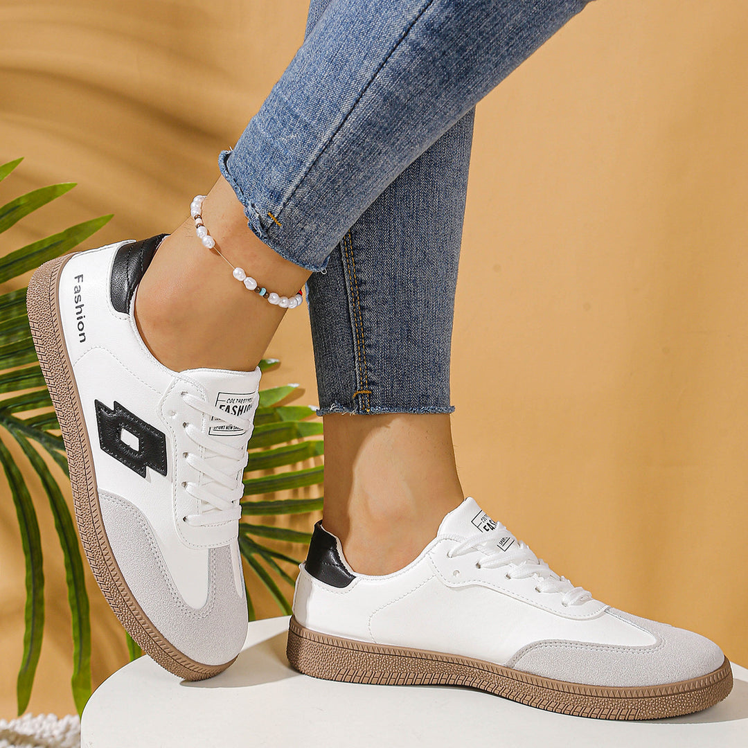 Damen Sportliche Sneaker mit hochwertiger Oberflächenstruktur und rutschfester Sohle R&B