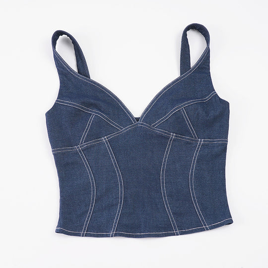 Damen Komfortable Caprijeans mit dekorativen Knöpfen R&B