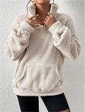 Damen kuscheliger Fleece-Pullover R&B