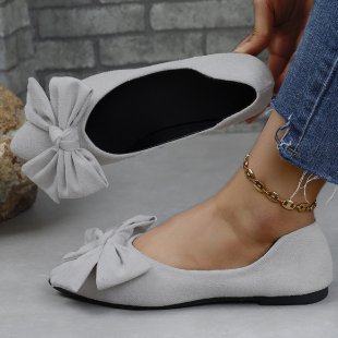 Damen Ballerinas mit dekorativem Schleifen-Detail R&B