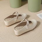 Damen elegante Ballerinas mit modischem Schleifen-Design