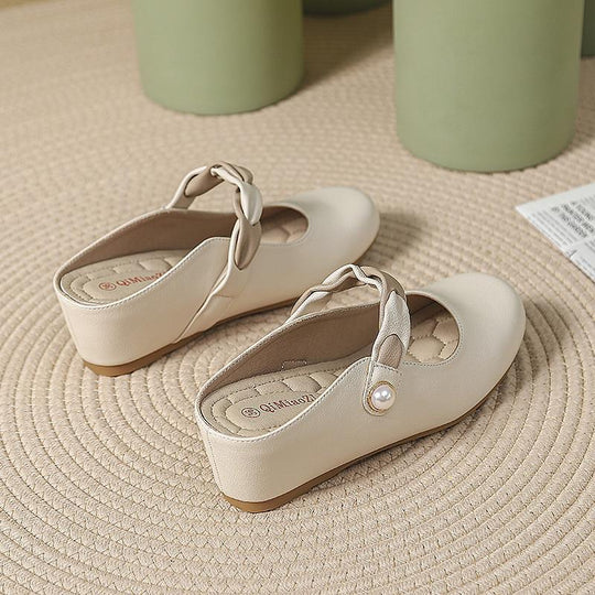 Damen elegante Ballerinas mit modischem Schleifen-Design R&B