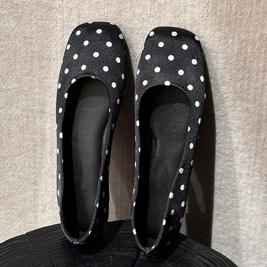 Damen Ballerinas mit elegantem quadratischen Zehenbereich und komfortabler Innensohle R&B